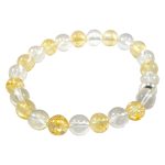 Citrine Sphatik Clear Quartz Bracelet