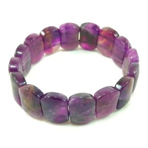 Amethyst Bracelet (Diamond Cut Tumbled)