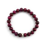 Remedywala Magenta Tiger Eye Bracelet