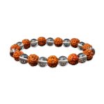 Rudraksha Crystal Bracelet