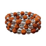 Rudraksha Crystal Bracelet