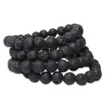 Remedywala Black Lava Stone Bracelet 8mm