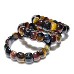 Multi Color Tiger Eye Tumble Bracelet