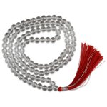 Handmade  Sphatik crystal mala – Round – bead size 8 mm.