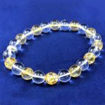 Citrine Sphatik Clear Quartz Bracelet