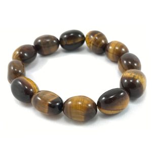 Remedywala Tiger Eye Round Tumble Bracelet