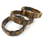 Tiger Eye Square Tumble Bracelet