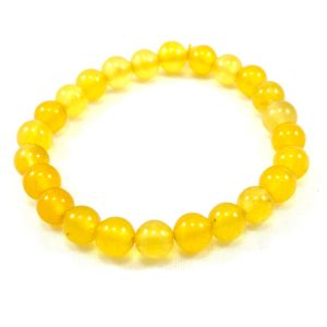 Remedywala Yellow Jade Bracelet 8mm