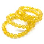 Remedywala Yellow Jade Bracelet 8mm