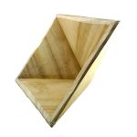 Energised Shriparni -Sriparni Wooden Pyramid (6Inch – Hollow Inside)