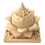 Meru Shriparni (sevan/saven) Shri Yantra Vastu Pyramid Yantra. (4 Inch)