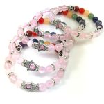 Rose Quartz 7 Chakra Multicolor Bracelet