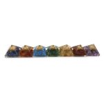 7 Chakra Orgone Pyramid Set