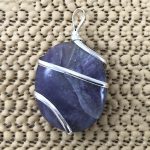 Amethyst Pendant [Oval Shape – Wired]