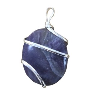 Amethyst Pendant [Oval Shape - Wired]