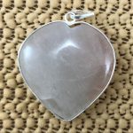 Rose Quartz Pendant [Heart Shape]