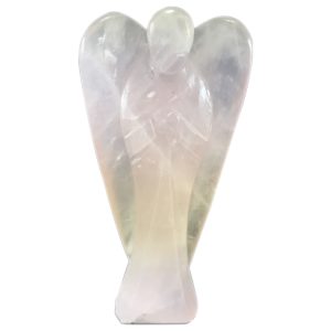 Energised Rose Quartz Angel 3"