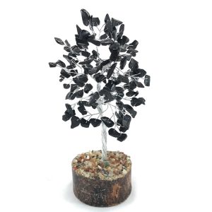 Black Agate Stones Tree (200 Beads)