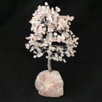 Rose Tree with Solid Rose Stone Base(200 Beads)