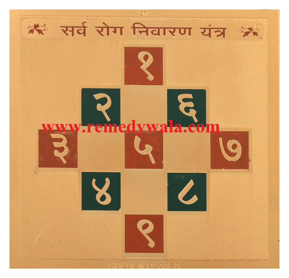 Siddh Rog Nivaran Yantra