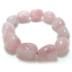 Energised Rose Quartz Bracelet (Round Tumbled)