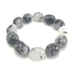 Energised Routiled Quartz Bracelet (Tumbled)