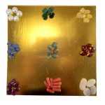 Gold Plated Nabhi Plate with gemstones 20 carats