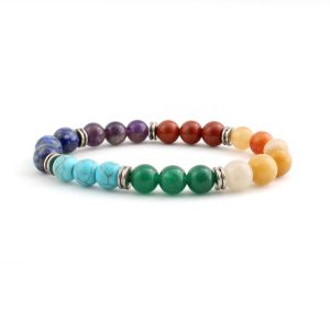 Seven Chakra Combination Bracelet 8mm