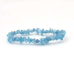 Aquamarine Chips Stone Bracelet – Remedywala