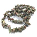 Unakite Chips Natural Stone Single Bracelet