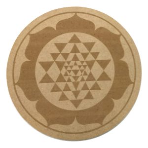 Sri Yantra Crystal Grid Plate (10 Inch Approx)