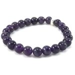 Amethyst with Ring Bracelet 8mm