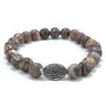 Leopardskin Jasper Bracelet 8mm