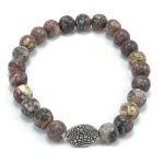 Leopardskin Jasper Bracelet 8mm