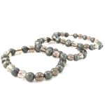 Pyrite and Smoky Quartz Combination Bracelet