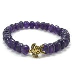 Amethyst Bracelet 8mm Bati