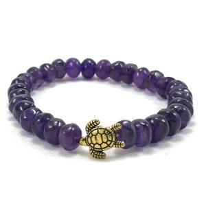 Amethyst Bracelet 8mm Bati