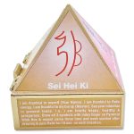 Reiki Wooden Pyramid Wish Box Size 4 inch