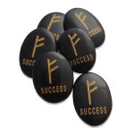 Black Agate Success Printed Coin Success Coin