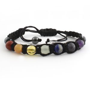 7 Chakra Stones Thread Bracelet 8mm AAA Grade