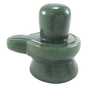 Green Jade Shiva Lingam