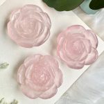 Pink Rose Flower Of Rose Quartz, Rose Quartz Flower