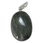 Grey Cats Eye Pendant