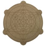 Metatron Cube Plate (10 Inch Approx)