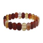 Carnelian Bracelet (Diamond Cut Tumble)