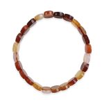 Carnelian Bracelet (Diamond Cut Tumble)