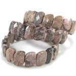 Rhodonite Bracelet (Diamond Cut Tumbled)