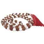 Rudraksh Crystal Mala Rudraksh Sphatik mala