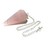 Rose Quartz Pendulum Chakra Pendulum Crystal Pendulum Dowsing Pendulum