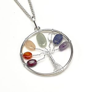 Seven Chakra Tree Pendant